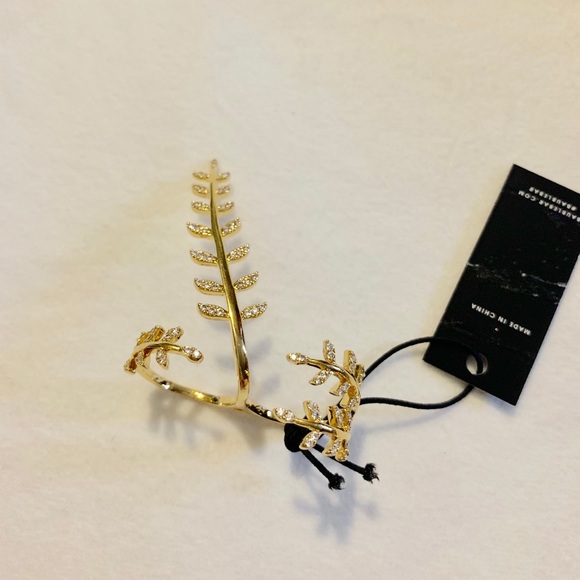 NWT Baublebar Peacemaker ring in gold - Picture 8 of 8